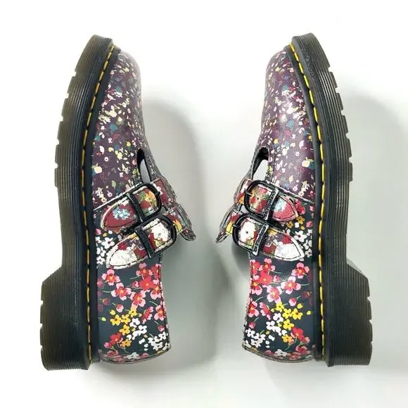 Dr Martens 8065 Darcy Floral Double Buckle Maryjane Shoes Women’s 5 - Picture 5 of 8